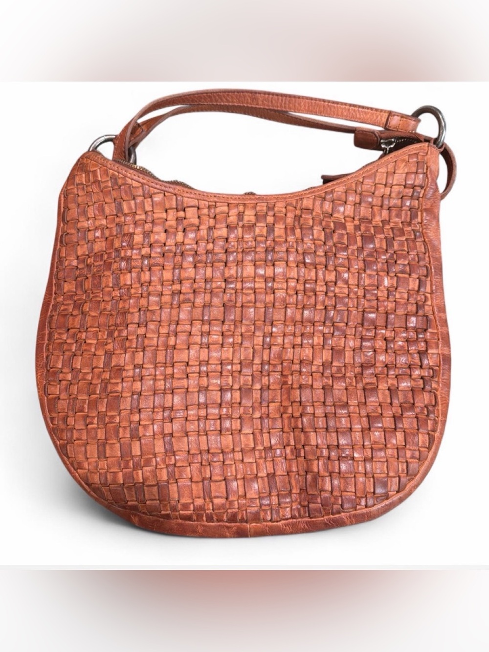 Western Boho Vilenca Holland Woven Leather convertible backpack